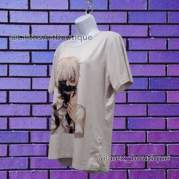 Tokyo Ghoul Ken Kaneki Shirt(L007)-Unisex Tees, Size XL - Picture 3 of 6